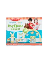 Melissa Doug Mine to Love Toy Time Play Set for Dolls with Activity Gym, Stacker, Blocks, More 16 pcs