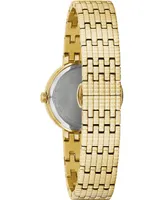 Bulova Women's Phantom Gold-Tone Stainless Steel Bracelet Watch 28mm, Created for Macy's