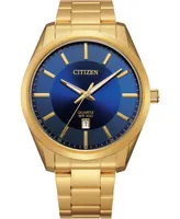 Citizen Men's Quartz Gold-Tone Stainless Steel Bracelet Watch 42mm