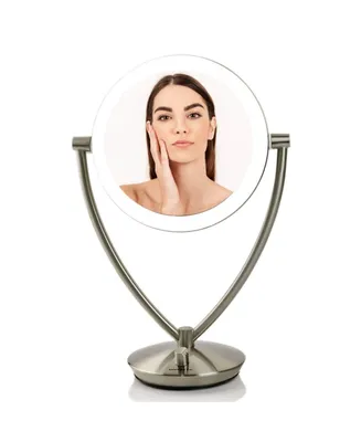 Ovente Lighted Tabletop Makeup Mirror