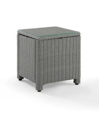 Crosley Bradenton Outdoor Wicker Rectangular Side Table