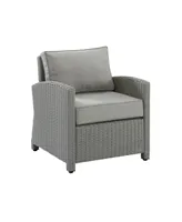 Crosley Bradenton Outdoor Wicker Arm Chair