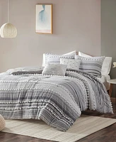 Urban Habitat Calum Jacquard 5-Pc. Comforter Set, King/California King