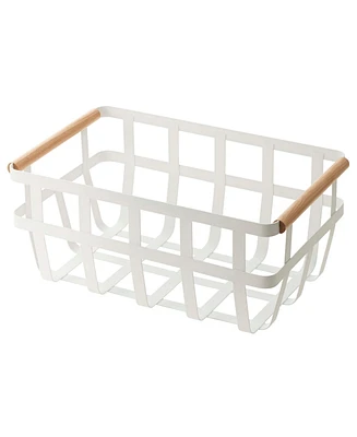 Yamazaki Home Tosca Dual-Handle Storage Basket