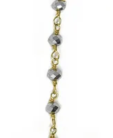 Roberta Sher Designs 14k Gold Filled Stones Handwrapped Single Delight Necklace