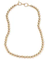 Lauren Ralph Lauren Gold-Tone Metal Bead 20" Collar Necklace