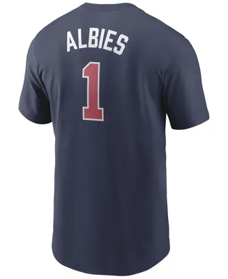 Nike Men's Ozzie Albies Atlanta Braves Name and Number Player T-Shirt