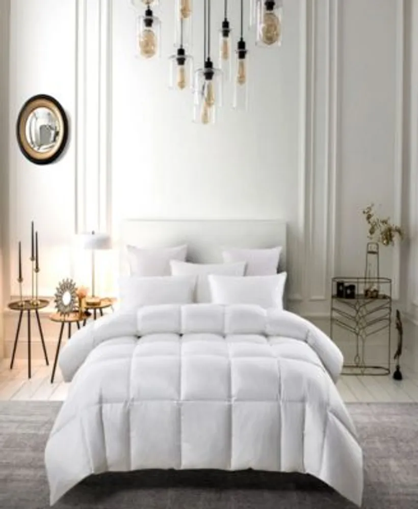 Serta White Down Fiber Feather All Season Comforters