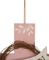 Glitzhome Easter Cross Yard Stake or Wall Decor