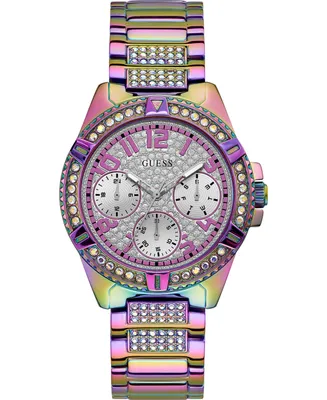 Guess Women's Rainbow Stainless Steel Bracelet Watch 40mm