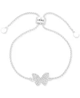 Dkny Silver Tone Or Gold Tone Pave Butterfly Jewelry Collection