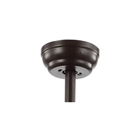 Ali 48" 3-Light Wrought Iron Led Ceiling Fan with Remote