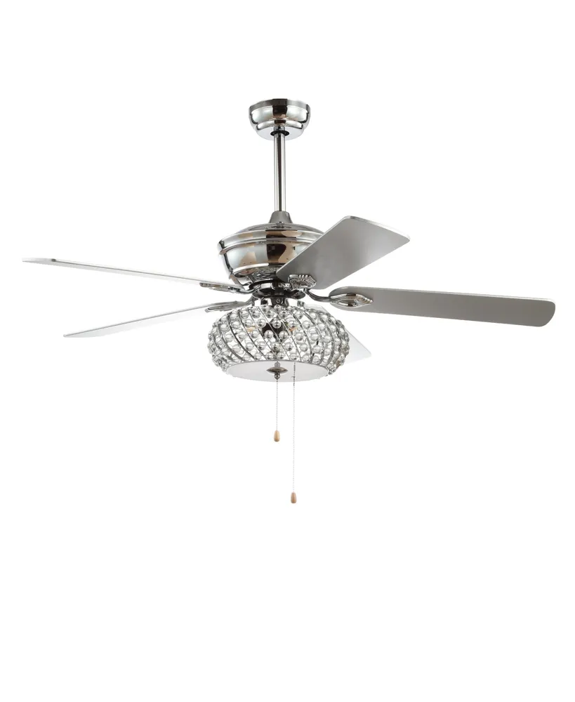 Crista 52" 3-Light, Wood Led Ceiling Fan