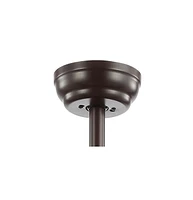 Joanna 52" 3-Light Bronze Crystal Led Ceiling Fan with Remote