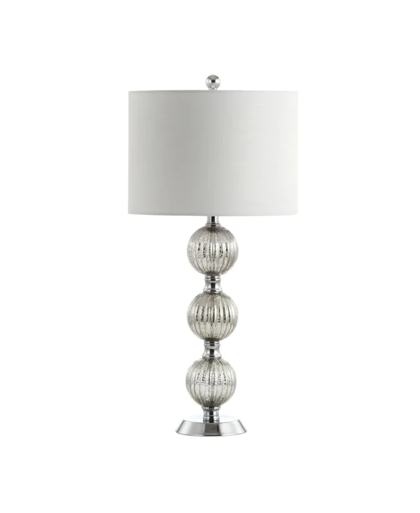 Rita 30.5" Silvered Orbs Glass, Led Table Lamp