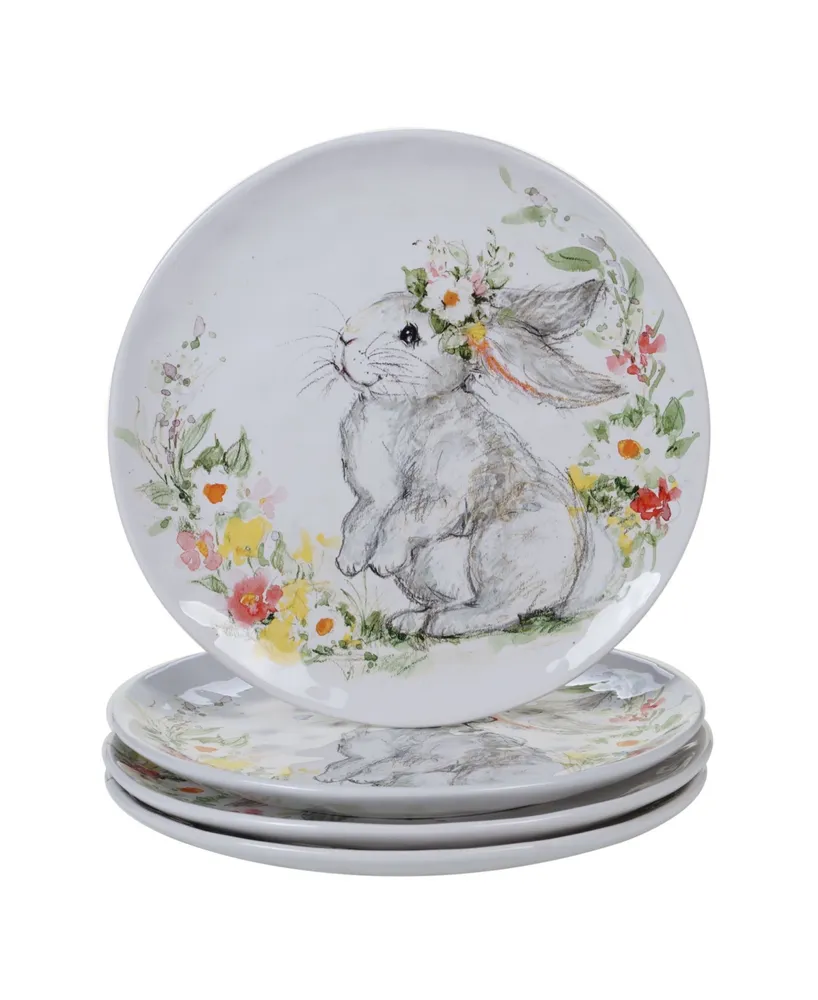 Certified International Sweet Bunny 4-Pc. Dinner Plate