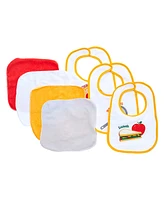 Tendertyme Baby Boys and Girls 7-Piece Bib Meal Set