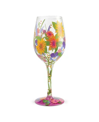 Enesco Lolita Wine in the Garden Wine Glass