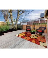 Long Street Looms Backyard BAC021 7'9" x 10'10" Outdoor Area Rug