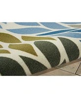 Long Street Looms Backyard BAC094 Multi 4'4" x 6'3" Outdoor Area Rug