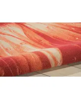 Long Street Looms Shore SHOL2 Red 7'9" x 10'10" Area Rug