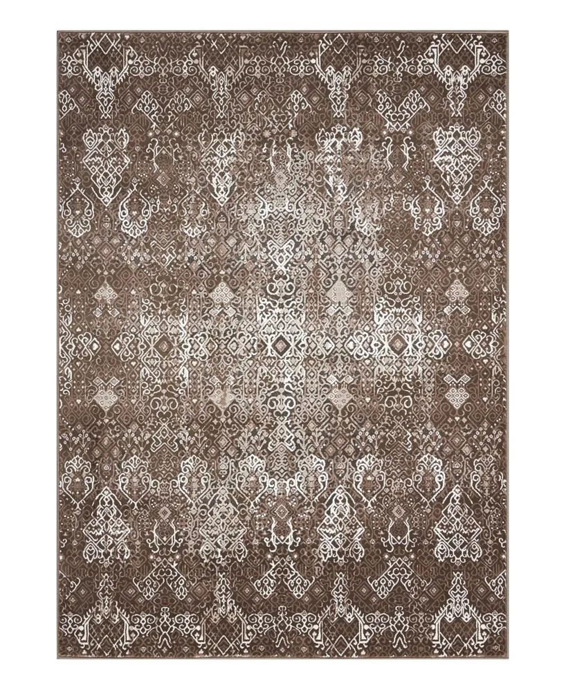 Long Street Looms Fate FAT04 Mocha 3'9" x 5'9" Area Rug