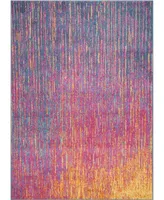 Long Street Looms Zeal ZEA09 Multi 6'7" x 9'6" Area Rug