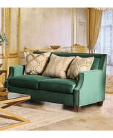 Furniture of America Eyreanne Upholstered Love Seat