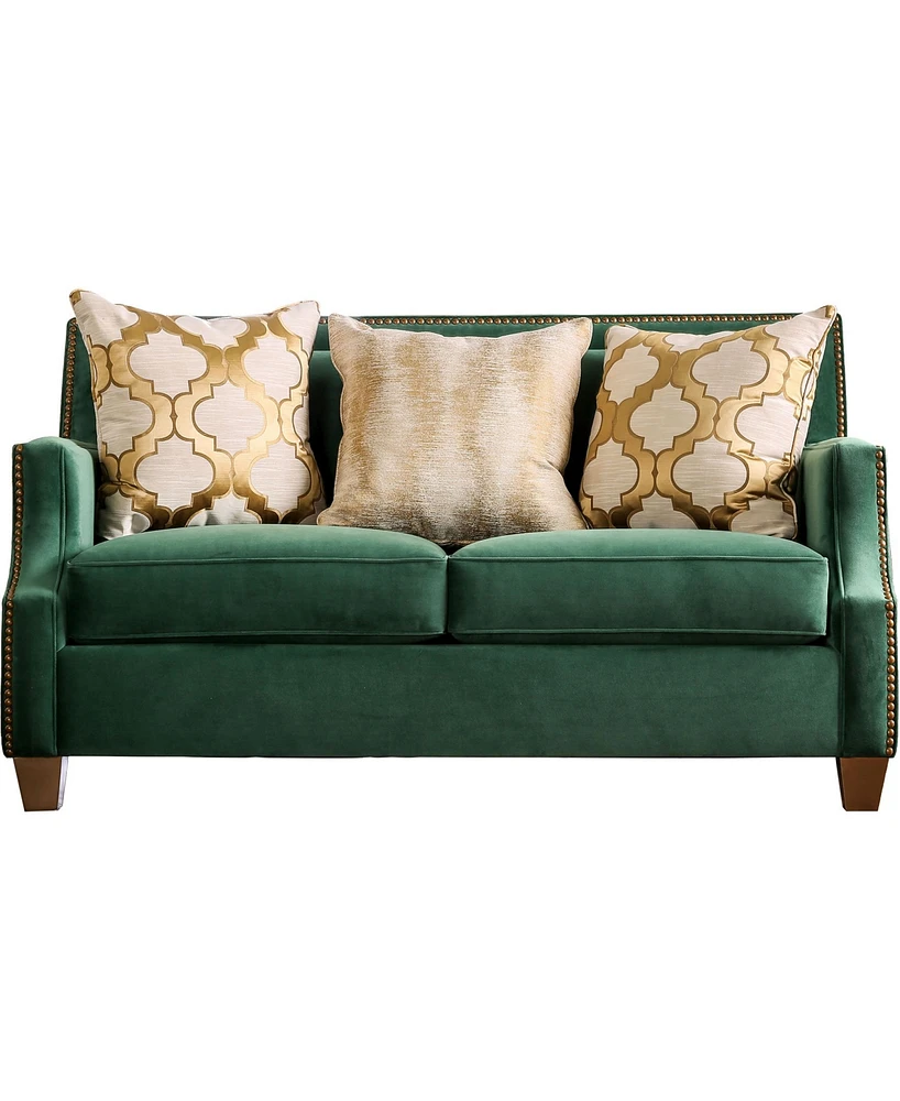 Furniture of America Eyreanne Upholstered Love Seat