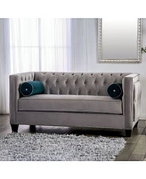 Furniture of America Youngquist Upholstered Love Seat
