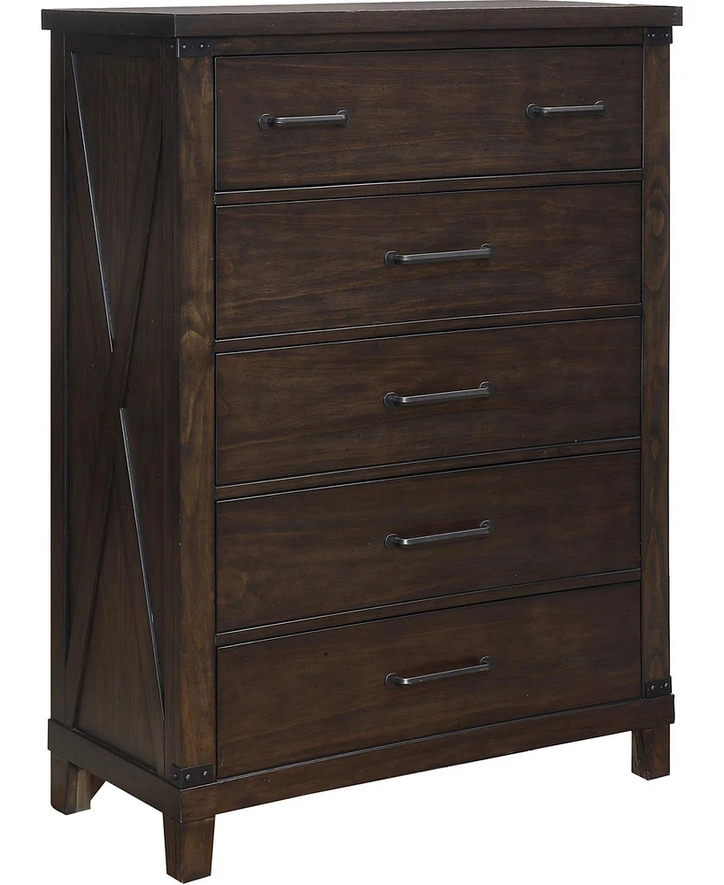 Furniture of America Trinna 5-Drawer Chest