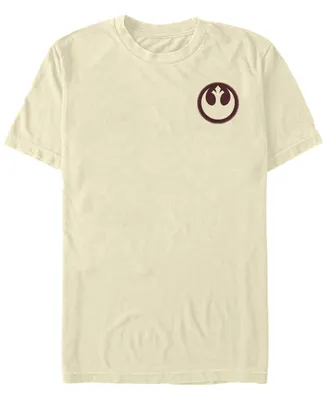 Fifth Sun Star Wars Men's Rebel Patch Stitched Short Sleeve T-Shirt