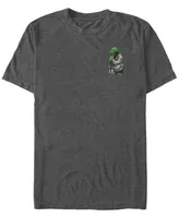 Fifth Sun Star Wars Men's Yoda Staff Left Chest Short Sleeve T-Shirt