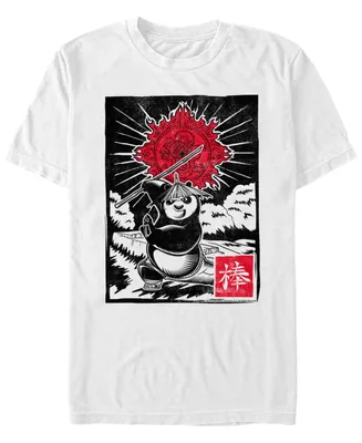 Fifth Sun Kung Fu Panda Men's Po Warrior Poster Short Sleeve T-Shirt