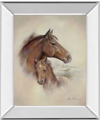 Classy Art Race Horse By Roane Manning Mirror Framed Print Wall Art Collection