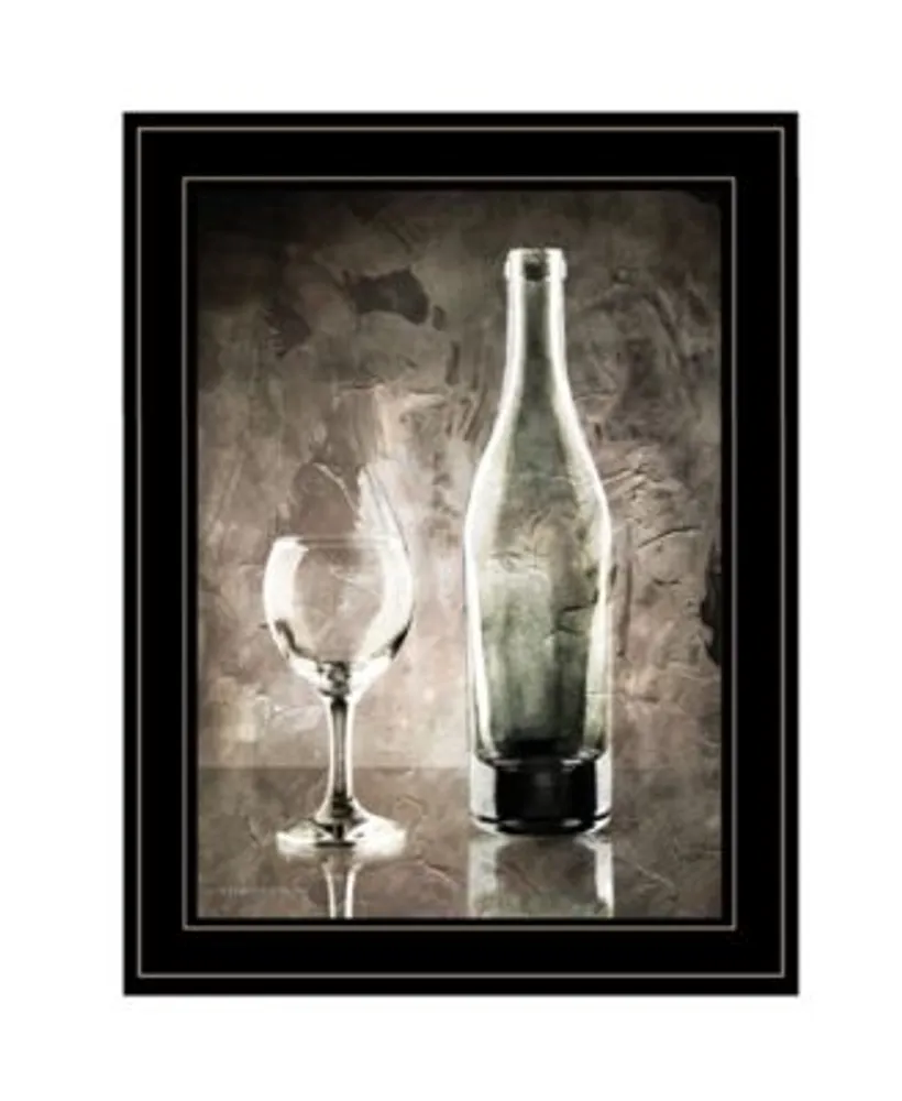 Trendy Decor 4u Moody Gray Wine Glass Still Life By Bluebird Barn Ready To Hang Framed Print Collection