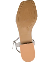 Journee Collection Women's Beyla Block Heel Flat Sandals