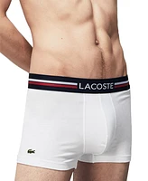 Lacoste Men's 3-Pk. Stretch Trunks