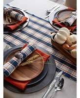 Design Imports Autumn Farmhouse Plaid Table Runner