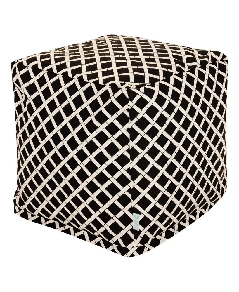 Majestic Home Goods Ottoman Pouf Cube 17" x