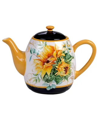 Certified International Sunflower Fields Teapot