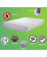 Guardmax Waterproof Zippered Mattress Encasement - California King Size (11-13 Deep) - White