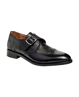 Anthony Veer Men's Roosevelt Iii Single Monkstrap Wingtip Goodyear Dress Shoes