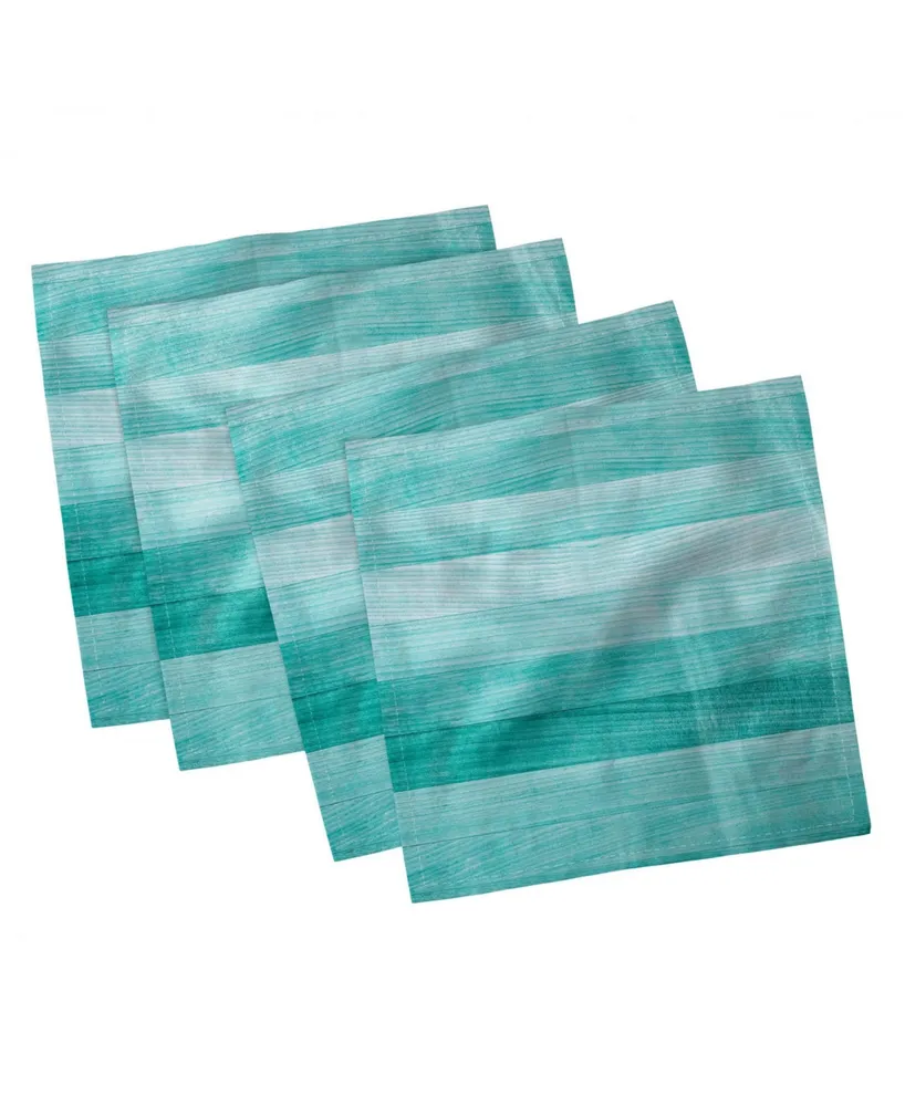 Ambesonne Retro Style Set of 4 Napkins, 12" x 12"