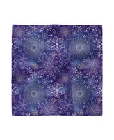 Ambesonne Snowflakes Xmas Set of 4 Napkins