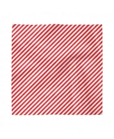 Ambesonne Candy Cane Set of 4 Napkins, 18" x 18"