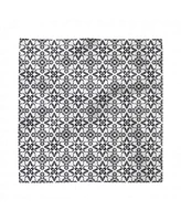 Ambesonne Portuguese Tile Set of 4 Napkins, 18" x 18"