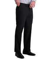 Jmh Men's 4-Way Stretch Diamond-Weave Classic Fit Flat Front Performance Dress Pant