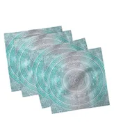 Ambesonne Pale Mandala Set of 4 Napkins, 18" x 18"