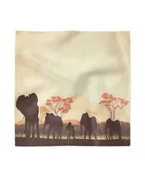 Ambesonne Africa Set of 4 Napkins